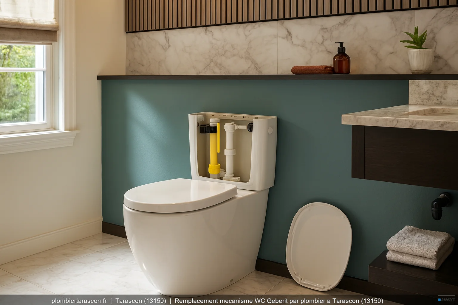 Changement mecanisme WC a Tarascon