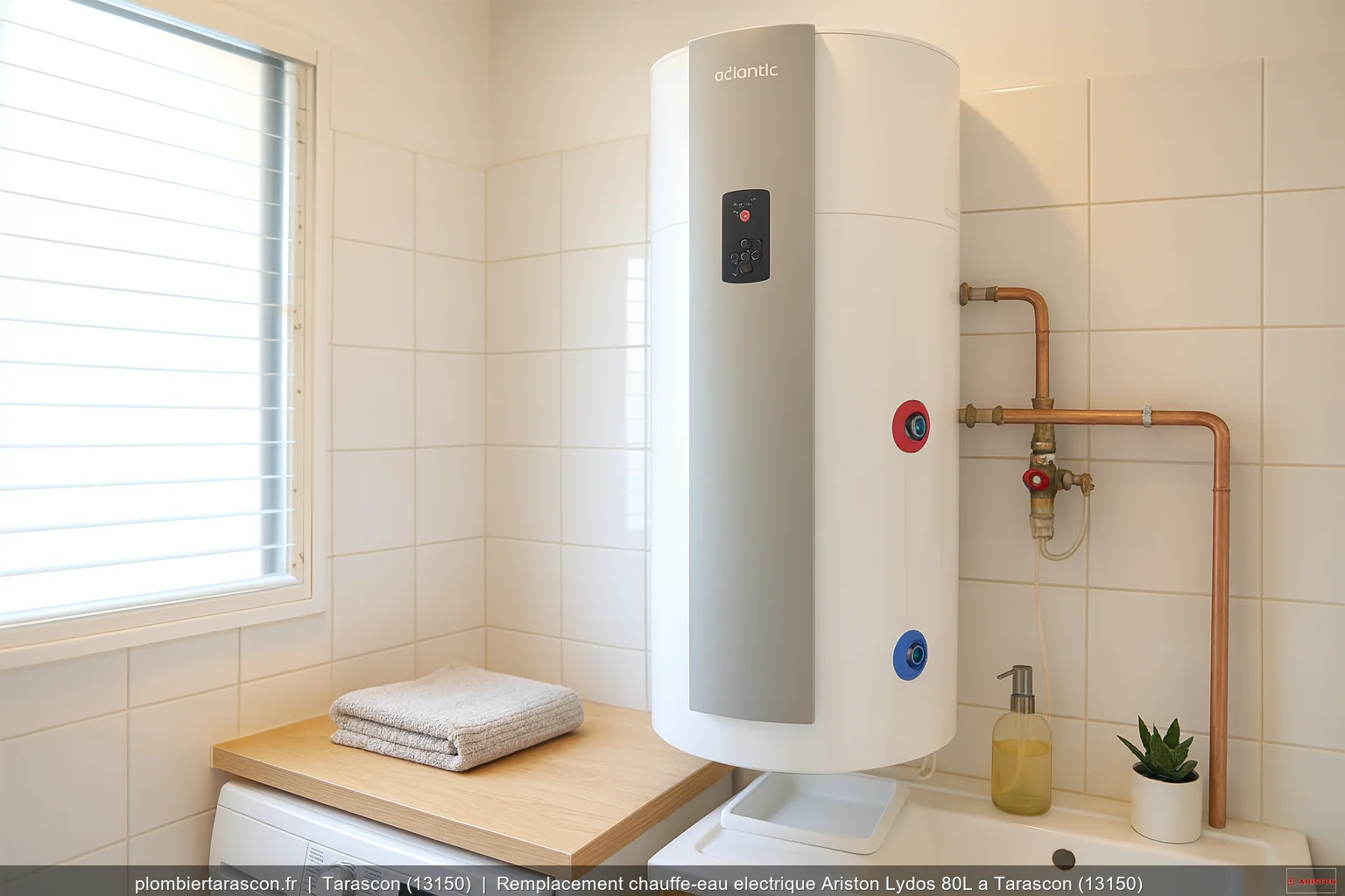 Remplacement chauffe-eau electrique Ariston Lydos 80L a Tarascon (13150)